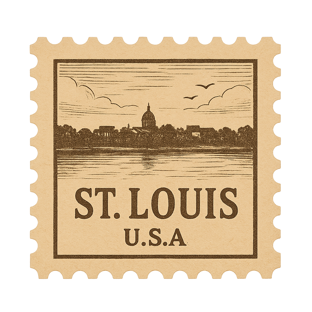Briefmarke St. Louis
